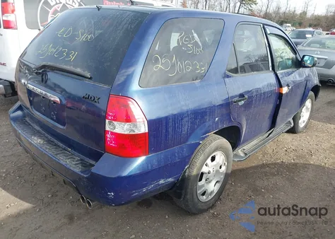2002 Acura Mdx z USA, uszkodzony, nr VIN 2HNYD18212H531008